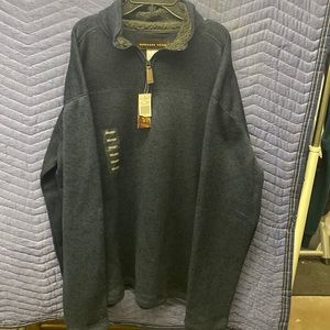 Mens zip up sweater navy